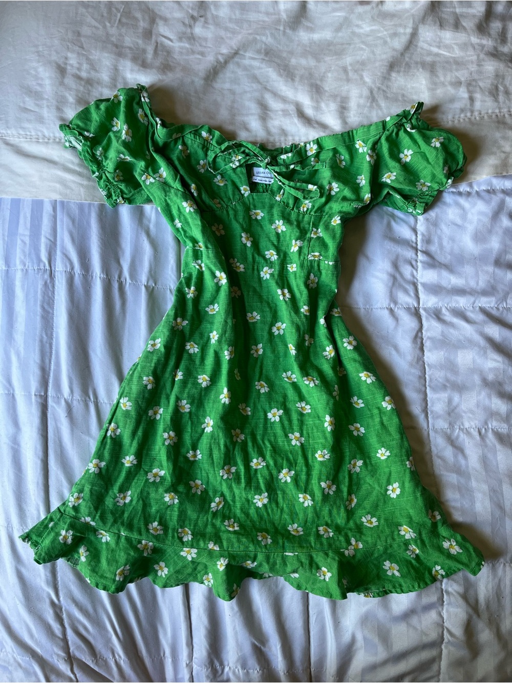 Urban outfitters floral green dress